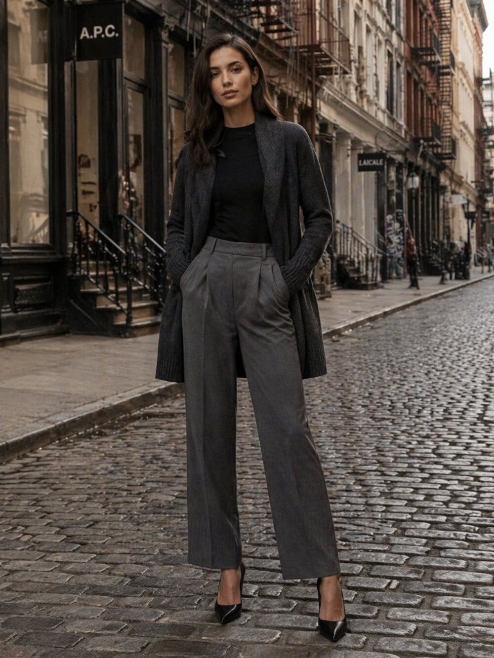 Naadam Cashmere Shawl Collar Black Cardigan Sold out in Sak's New With Tags.